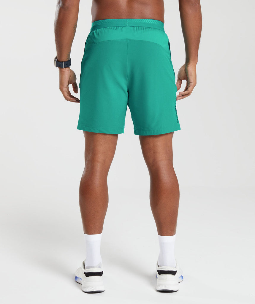 Gymshark Apex 7" Hybrid Shorts Seafoam Blue Gymshark