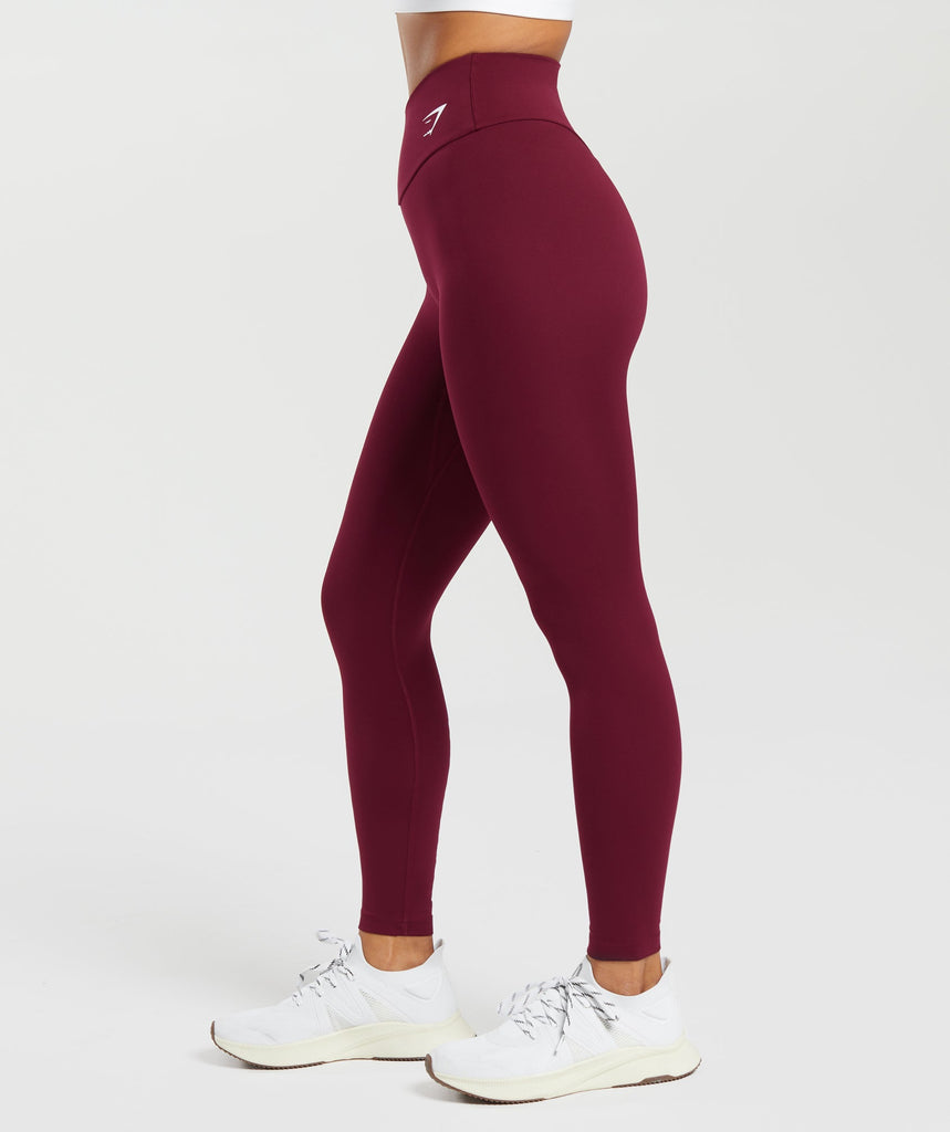 Gymshark Fraction Leggings Plum Pink Gymshark
