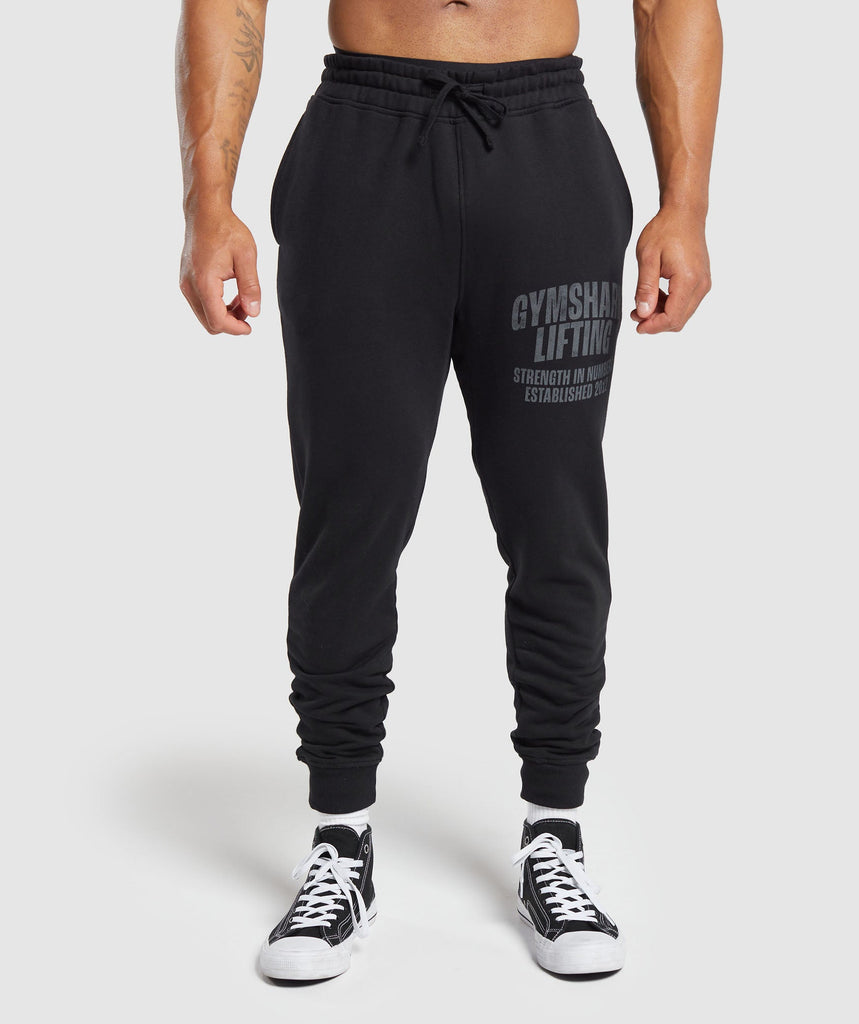 Gymshark Lifting Joggers Black Gymshark