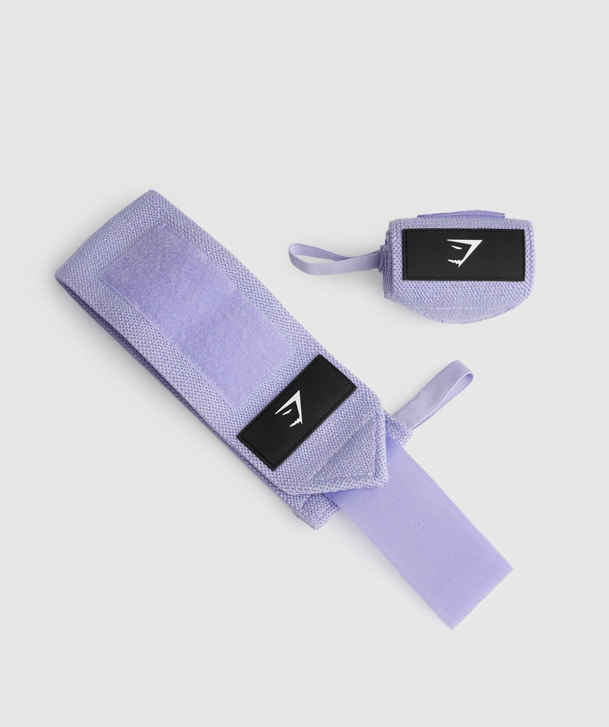 Gymshark Wrist Straps Powdered Lilac Gymshark