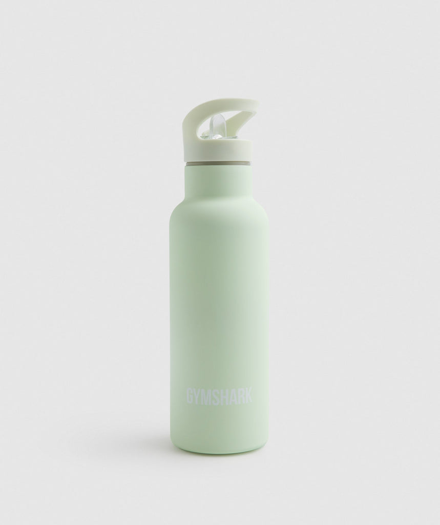 Gymshark 500ml Straw Flask Cucumber Green Gymshark