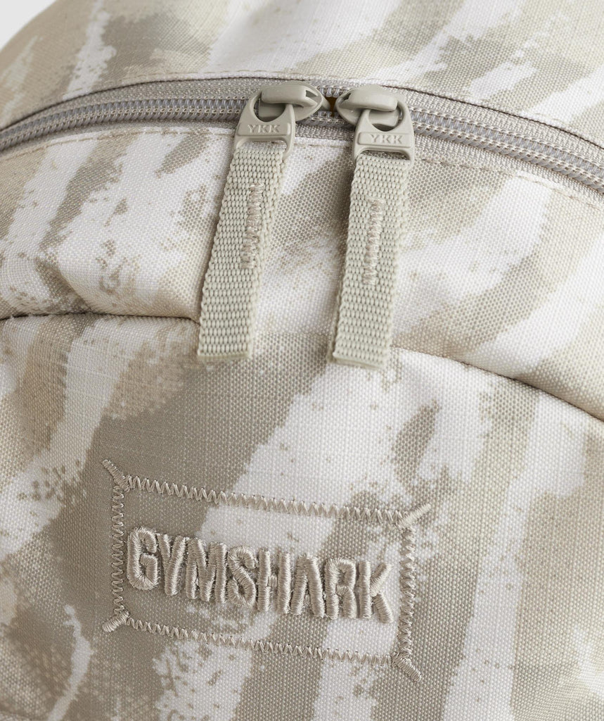 Gymshark Everyday Mini Backpack Pebble Grey Print Gymshark