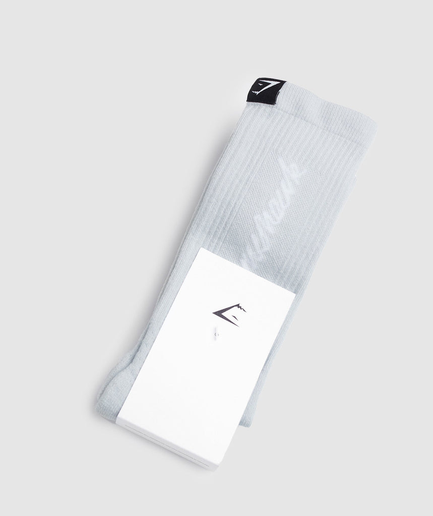 Gymshark Handwriting Sock River Stone Grey/White Gymshark