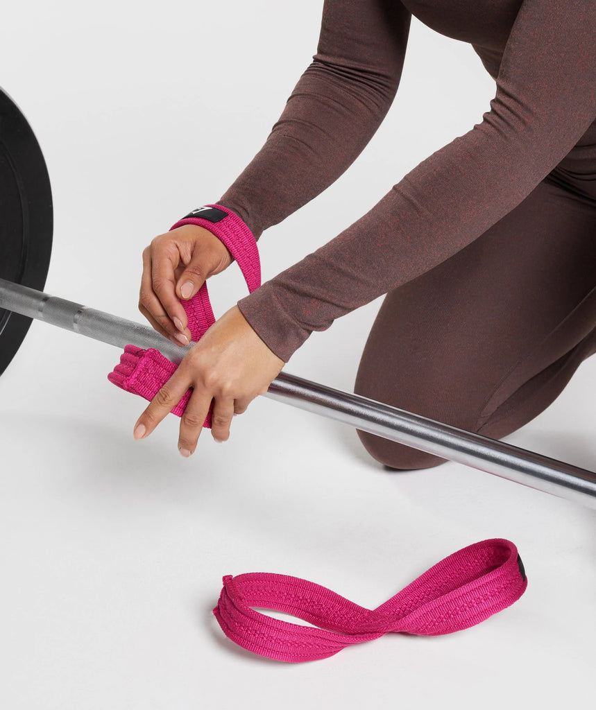 Gymshark Lifting Straps Magenta Pink Gymshark
