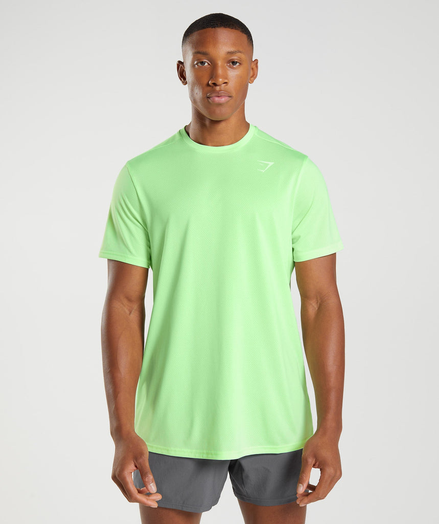 Gymshark Arrival T-Shirt - Fluo Mint | Gymshark